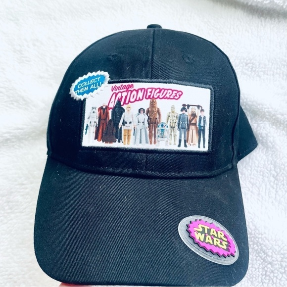 NWOT Disney Parks Star Wars Vintage Action Figures Baseball Hat – Adult - Picture 3 of 8